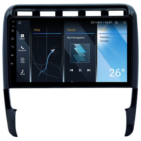 Porsche Cayenne Android Multimedya Sistemi (2006-2011) CRV-4348XA