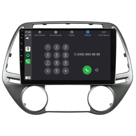Hyundai I20 Android Multimedya Sistemi (2008-2012) CRV4285XP
