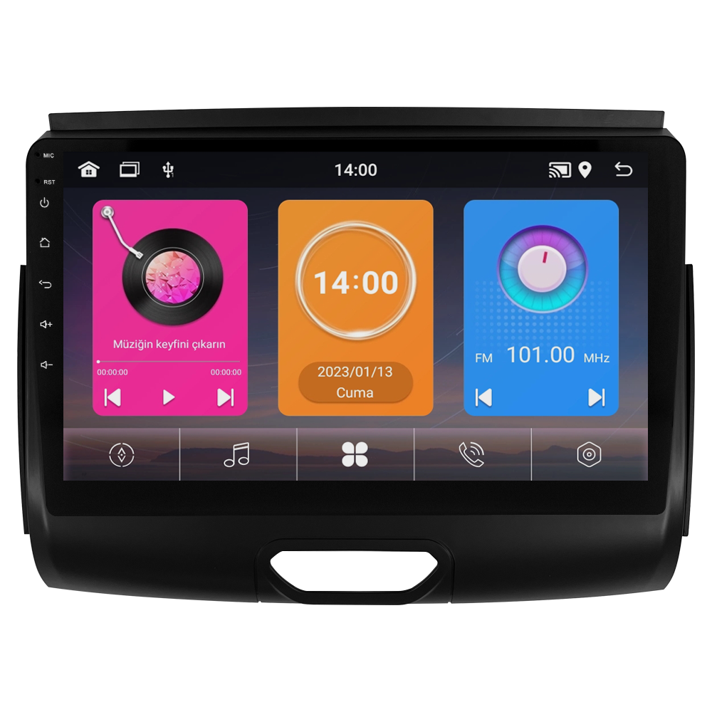Ford Ranger Android Multimedya Sistemi (2015-2020) CRV-4858XAA