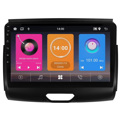 Ford Ranger Android Multimedya Sistemi (2015-2020) CRV-4858XAA