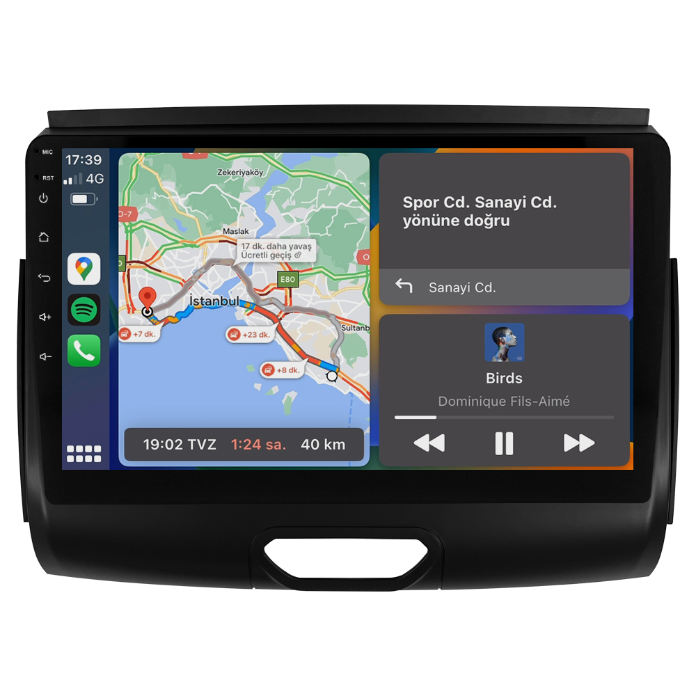 Ford Ranger Android Multimedya Sistemi (2015-2020) CRV-4858XR
