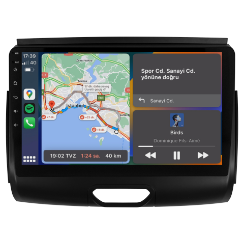 Ford Ranger Android Multimedya Sistemi (2015-2020) CRV-4858XR