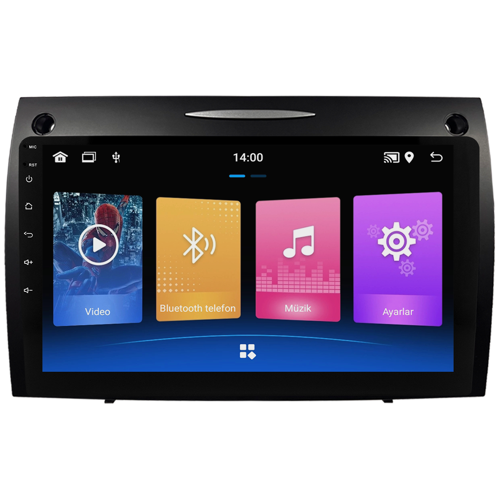 Mercedes Benz SLK Android Multimedya Sistemi (2008-2011) CRV-4863X