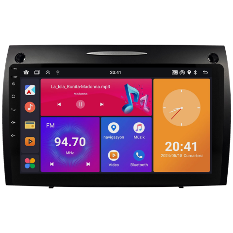 Mercedes Benz SLK Android Multimedya Sistemi (2008-2011) CRV4863XP
