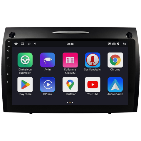 Mercedes Benz SLK Android Multimedya Sistemi (2008-2011) CRV4863XP