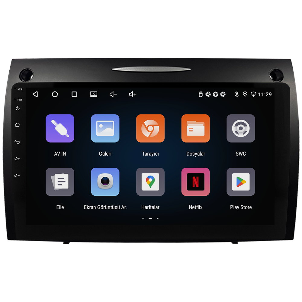 Mercedes Benz SLK Android Multimedya Sistemi (2008-2011) CRV-4863XR