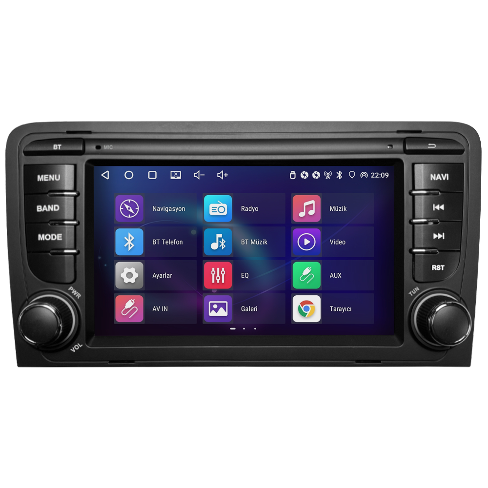 Audi A3 Android Multimedya Sistemi (2005-2012) CRV-4010RD