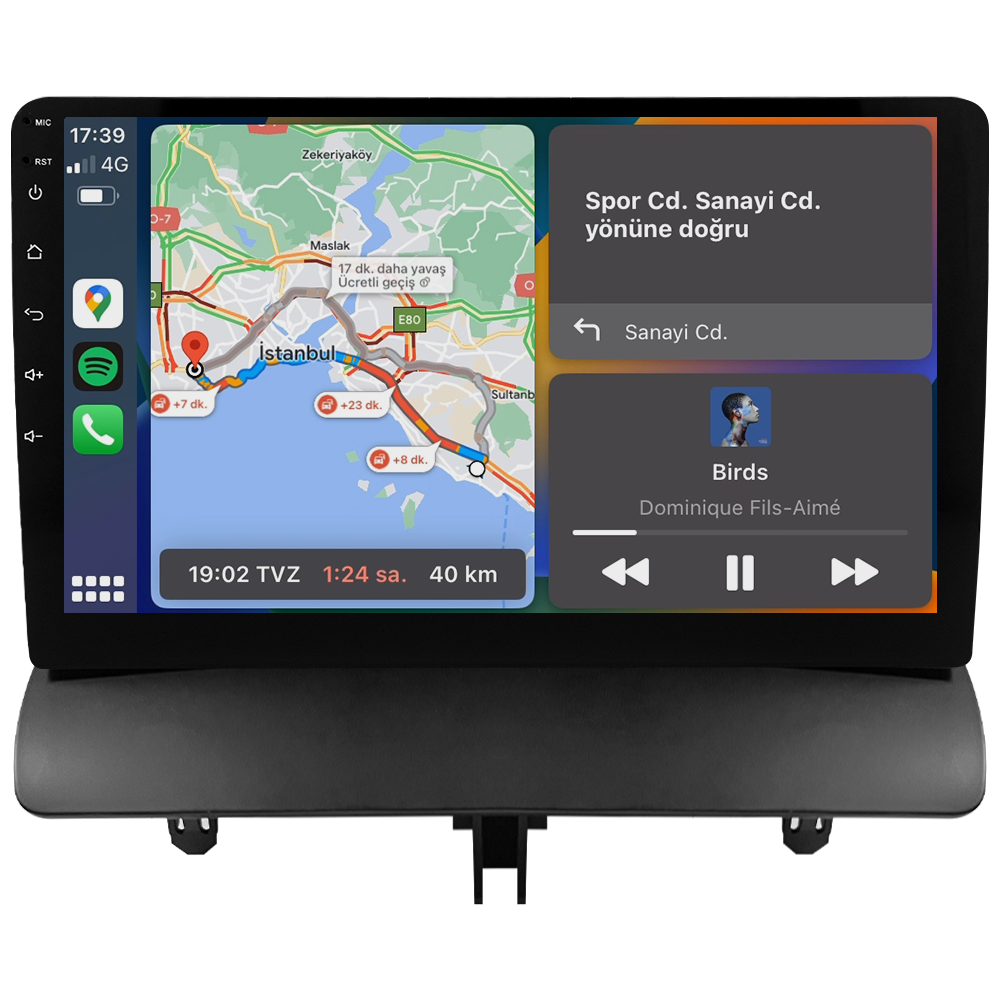 Ford Courier Titanium Android Multimedya Sistemi (2013-2024) CRV-4862X