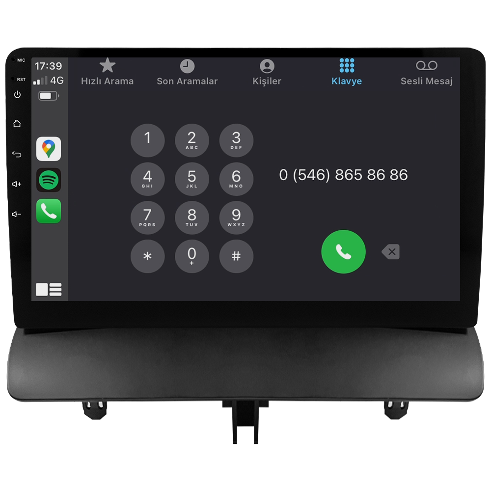 Ford Courier Titanium Android Multimedya Sistemi (2013-2024) CRV-4862XD