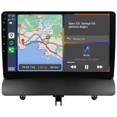 Ford Courier Titanium Android Multimedya Sistemi (2013-2024) CRV-4862XD