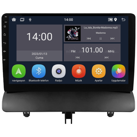Ford Courier Android Multimedya Sistemi (2013-2024) CRV-4862XD