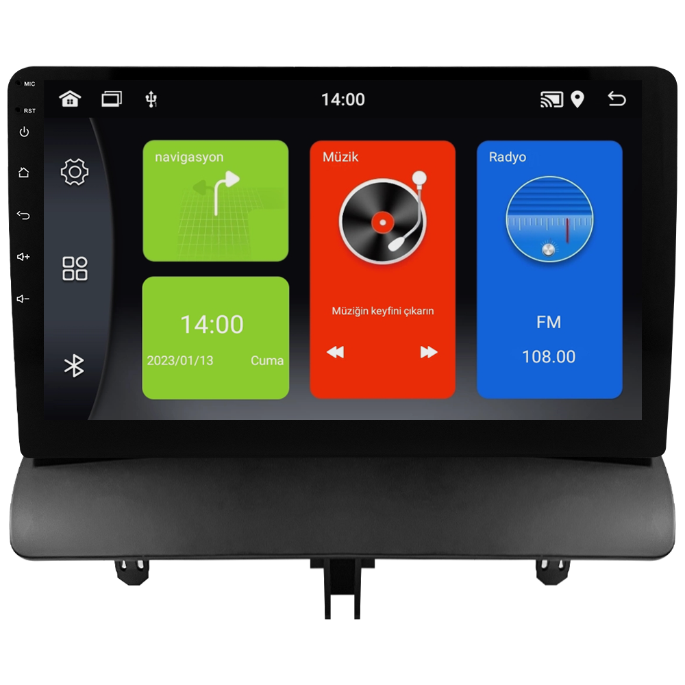 Ford Courier Titanium Android Multimedya Sistemi (2013-2024) CRV-4862XDA