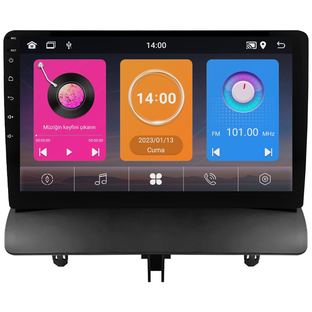 Ford Courier Titanium Android Multimedya Sistemi (2013-2024) CRV-4862XAA