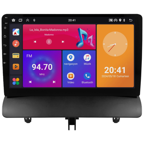Ford Courier Titanium Android Multimedya Sistemi (2013-2024) CRV4862XP