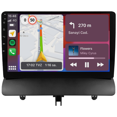 Ford Courier Android Multimedya Sistemi (2013-2024) CRV4862XP
