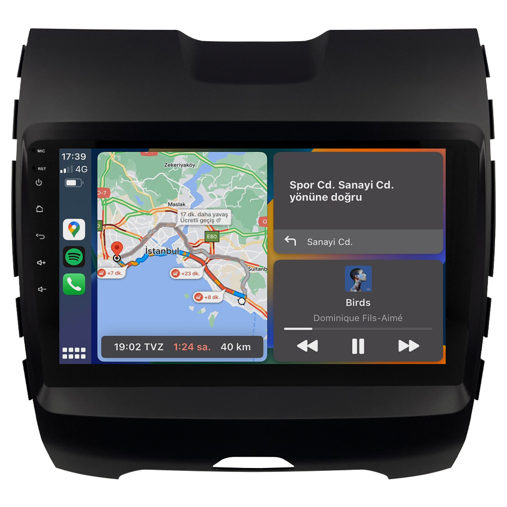 Ford Ranger Android Multimedya Sistemi (2015-2020) CRV-4859X