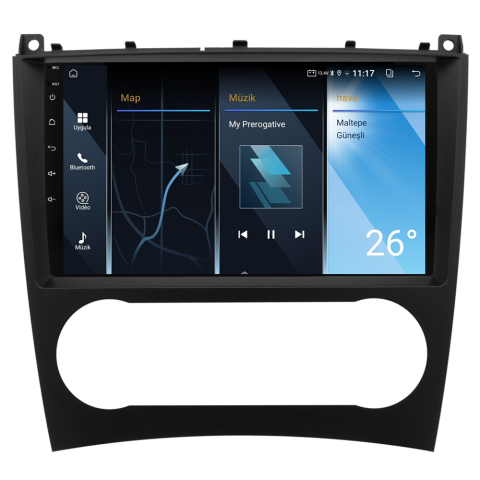 Mercedes C Serisi W203 Android Multimedya Sistemi (2005-2007) CRV-4341XA