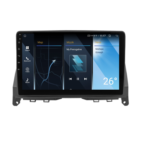Mercedes C Serisi W204 Android Multimedya Sistemi (2005-2011) CRV-4352XA