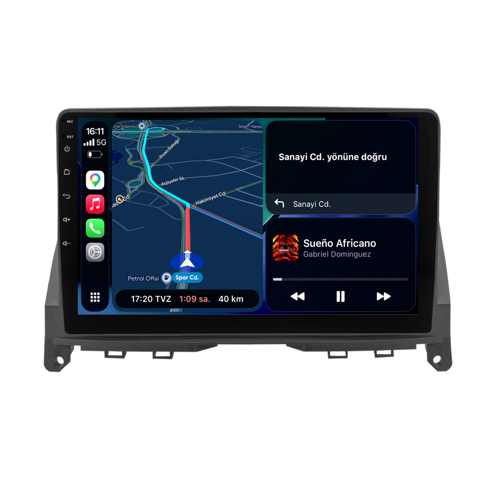 Mercedes C Serisi W204 Android Multimedya Sistemi (2005-2011) CRV-4352XA