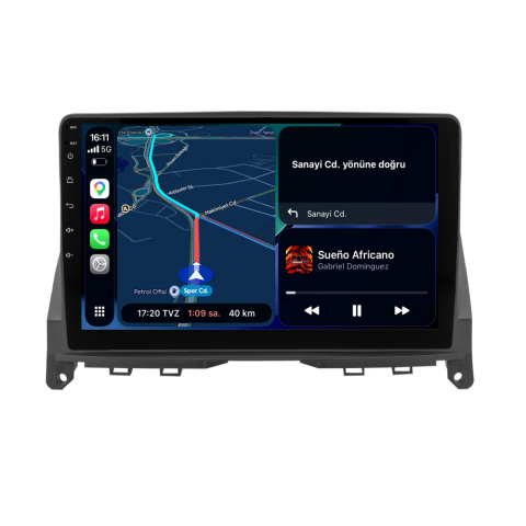 Mercedes C Serisi W204 Android Multimedya Sistemi (2005-2011) CRV-4352XA