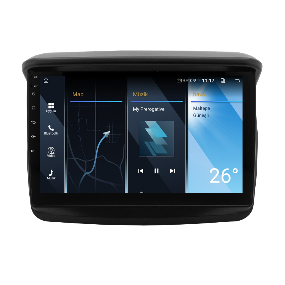 Mitsubishi L200 Android Multimedya Sistemi (2008-2014) CRV-4361XA