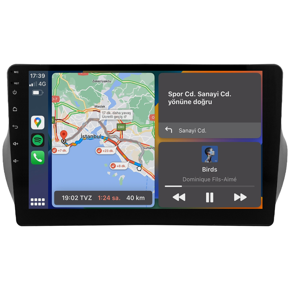 Peugeot Bipper Android Multimedya Sistemi (2009-2019) CRV-4865XR