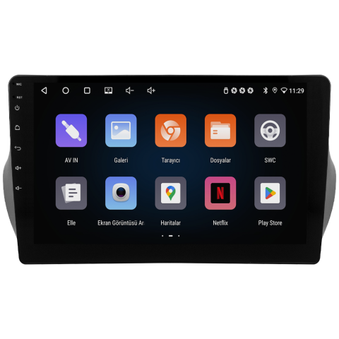 Peugeot Bipper Android Multimedya Sistemi (2009-2019) CRV-4865XR